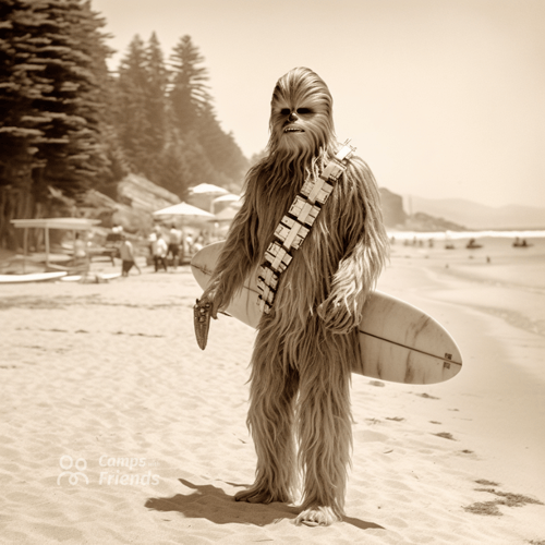 Chewbacca Surf Board