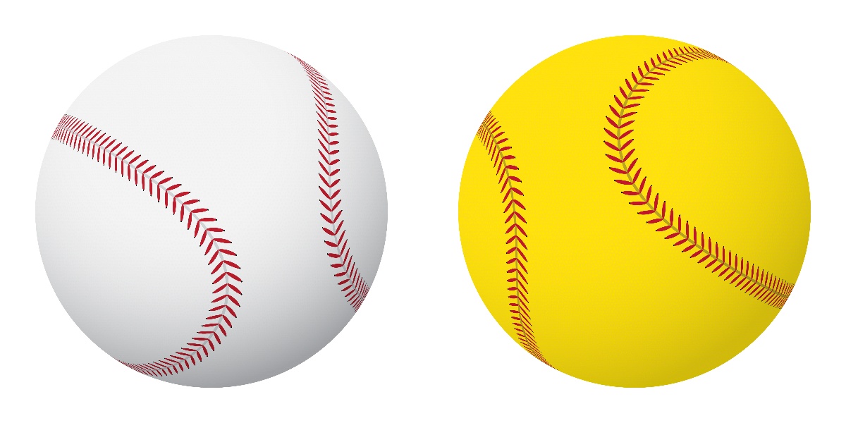 differences between softball and baseball in blog photo